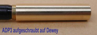 Preview: Adapter Dewey Gewinde 12x28  auf 8x32, ab Kaliber .30 (7,3 D x 32mm L)
